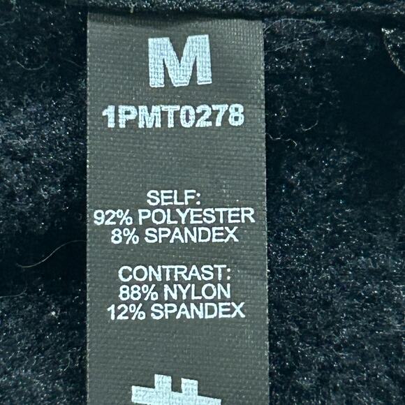 1st Phorm Hoodie Mens Medium Black Gray 1/4 Zip Stretch Flex Zippered Pockets - Picture 10 of 12